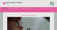 Desktop Screenshot of cady.se